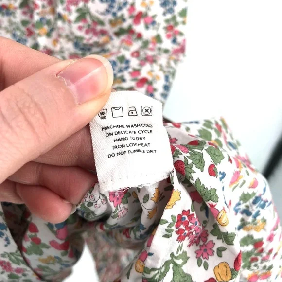 CASEY MARKS Jaime Dress in Summer Orchard 100% Cotton Sundress NYC Floral Fruits - Picture 7 of 9